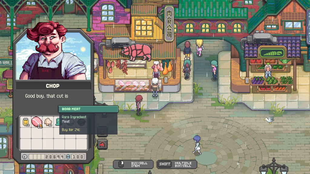 Chef RPG cooking minigame screenshot from Chef RPG review